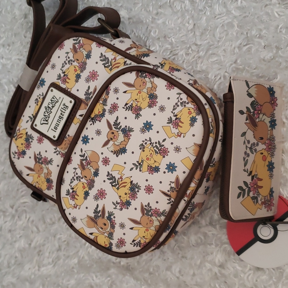 Loungefly Pokemon Crossbody and coin purse Set - Picture 14 of 16